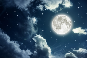 高出的夜空