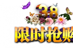 三八妇女节抢购促销语设计