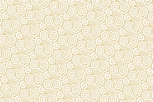 黄色祥云底纹