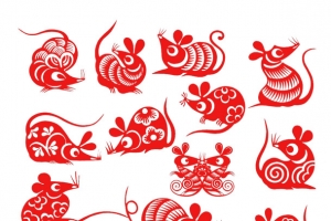 2020年鼠年剪纸