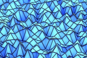 结构 浮雕 3d 体积 蓝色 4k壁纸 3840x2160