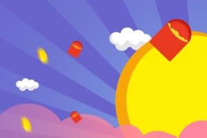 淘宝天猫扁平式banner背景