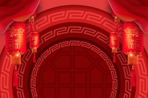 传统边框手绘元素图