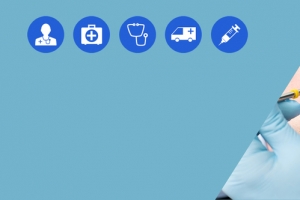 医疗口腔健康海报banner背景