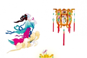 中秋灯笼嫦娥