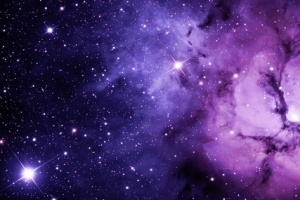 梦幻紫色星空