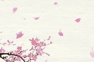 浪漫唯美花瓣背景图