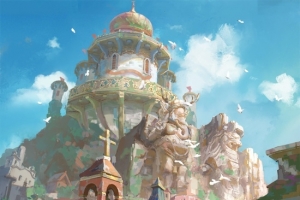 粉色城堡样式壁纸