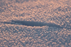 雪 踪迹 阴影 宏观 4k壁纸 3840x2160