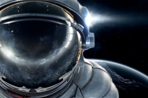 宇宙宇航员星空光效