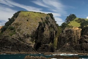 山丘 悬崖 大海 岩石 泡沫 4k壁纸 3840x2160