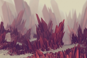 3840x2160 水晶 粗糙 3d壁纸 背景