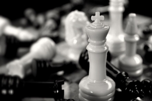 棋王 人物 棋子 黑白 4k壁纸 3840x2160