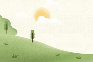 植树节绿色卡通可爱banner