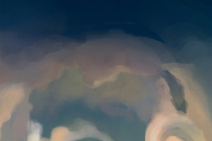 手绘漫画梦幻天空H5背景