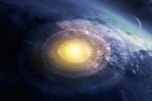 科幻星光光晕星球
