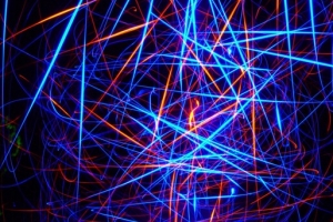 线条重叠闪光直线