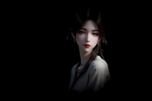 凡人修仙传梅凝 暗黑 4K高清壁纸 3840x2400