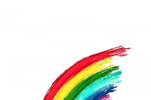 多彩笔刷油漆效果