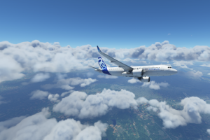 陆地上空飞行