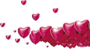 粉色珠光爱心海报背景七夕情人节