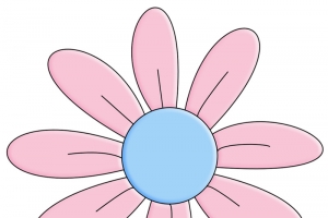 手绘小花高清PNG透明漂浮花瓣设计素材免费下载