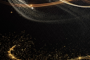 开幕式星空大气黑色背景板banner