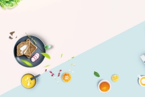 创意简约休闲时光海报背景