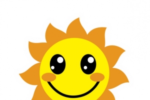 微笑的可爱小太阳
