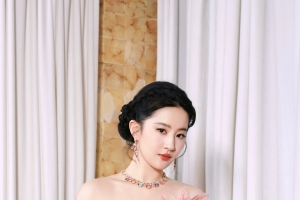 刘亦菲靓丽裙子4k手机壁纸图片