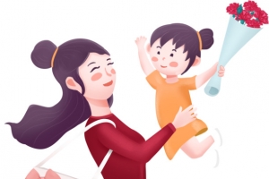 母亲节母女康乃馨
