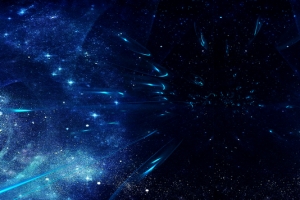 唯美星空梦幻酷炫黑色banner