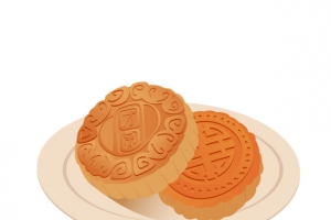 中秋的两个月饼