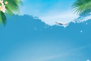 畅游夏日海岛旅游PSD素材