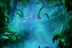 森林探险海报背景