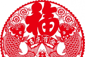 年年有余剪纸