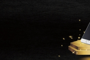 苹果8发布会大气黑金banner