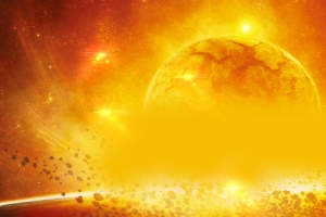 淘宝节日狂欢几何爆炸渐变纹理红色海报背景