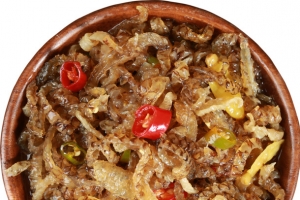 麻辣鲜香鱼皮