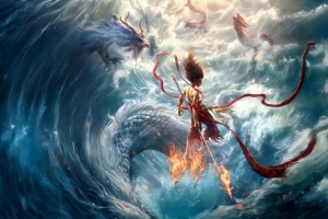 哪吒之魔童闹海 龙王 4k壁纸高清电脑桌面3840x2160