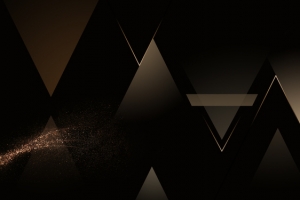 黑金炫酷几何背景banner