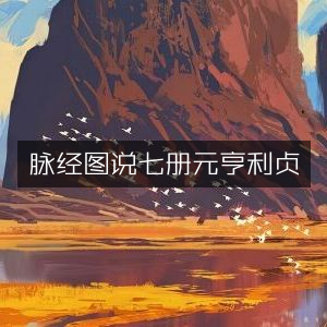 脉经图说·七册典藏·元亨利贞古典文集