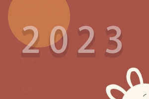 2023 新年 兔子 原创 平板 电脑 ipad 壁纸
