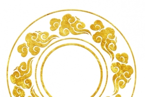 祥云烫金祥云