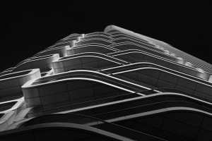 建筑 建筑 边缘 仰视图 黑白 4k壁纸 3840x2160