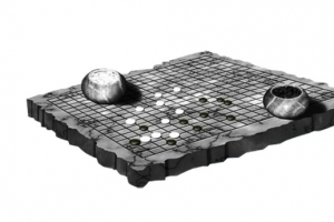 水墨风围棋盘