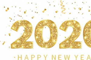 2020新年元素金色