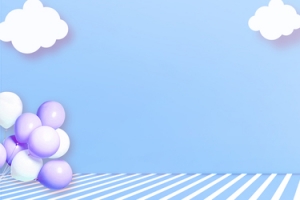 夏季上新卡通banner背景