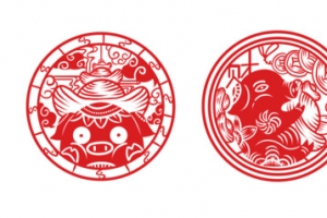 春节 剪纸纸