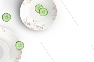 清新简约食品餐桌banner